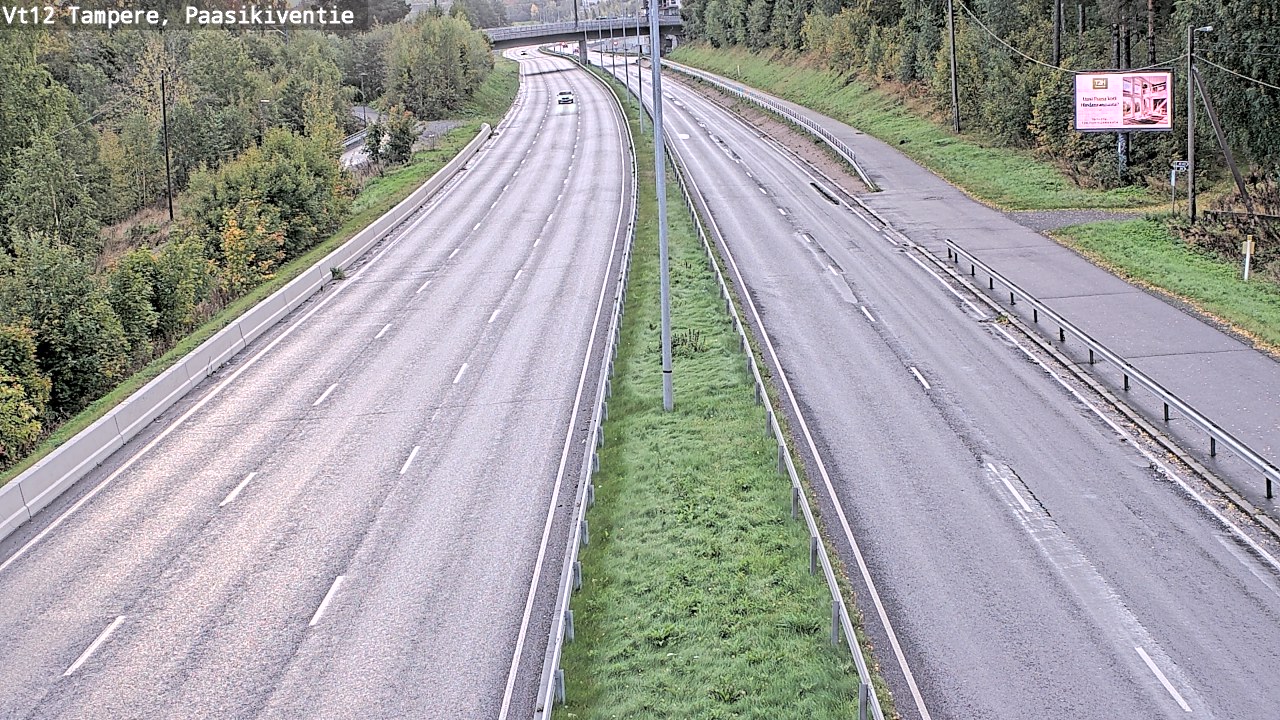 Weather Camera Image Road 12 Tampere, Paasikiventie, Tampere, Pirkanmaa
