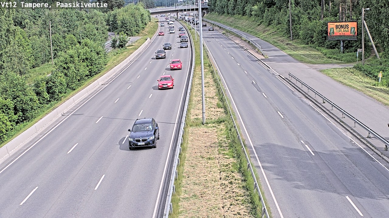 Kelikamerat Kuva Tie 12 Tampere, Paasikiventie, Tampere, Pirkanmaa