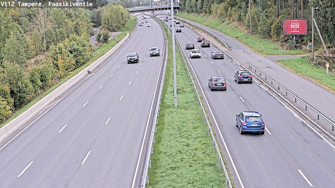 Kelikamerat Kuva Tie 12 Tampere, Paasikiventie, Tampere, Pirkanmaa