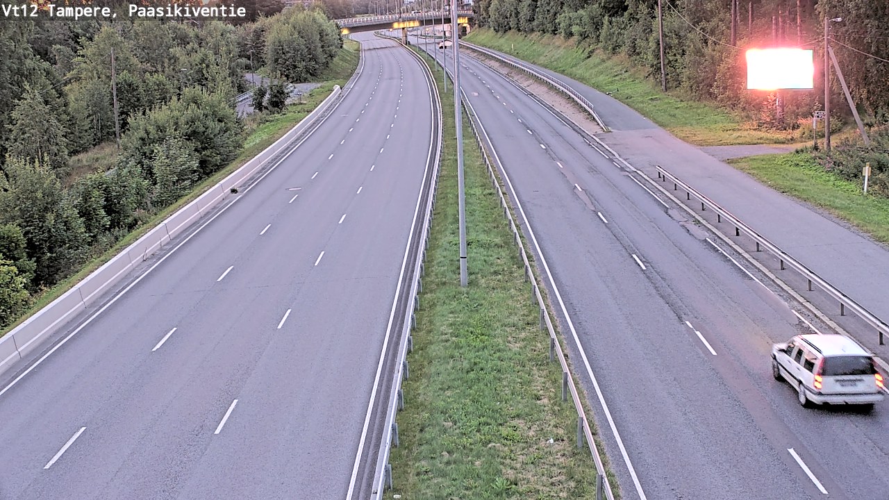 Weather Camera Image Road 12 Tampere, Paasikiventie, Tampere, Pirkanmaa