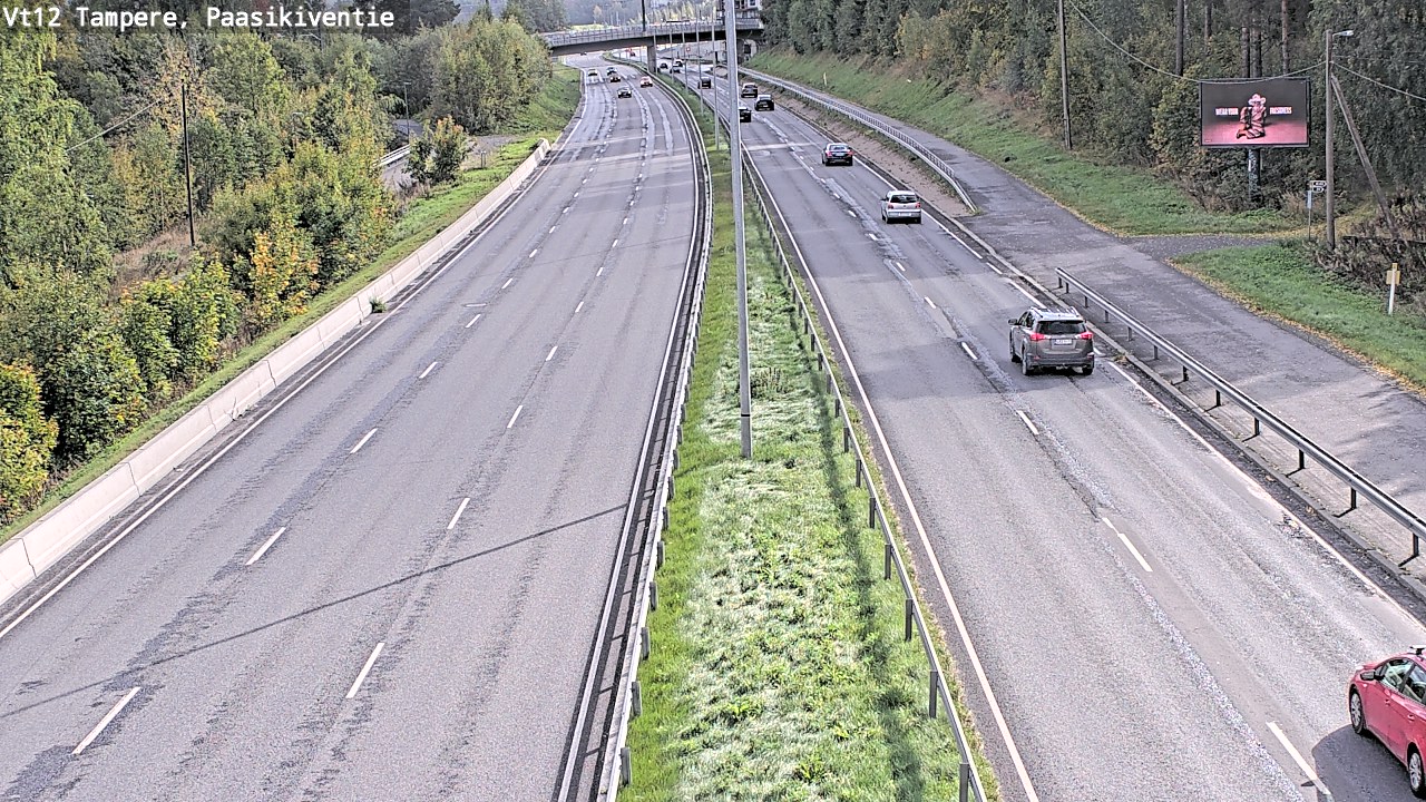 Kelikamerat Kuva Tie 12 Tampere, Paasikiventie, Tampere, Pirkanmaa