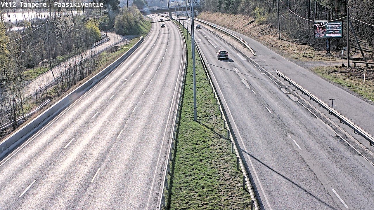 Weather Camera Image Road 12 Tampere, Paasikiventie, Tampere, Pirkanmaa