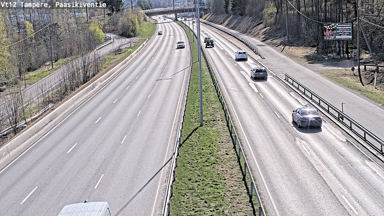 Weather Camera Image Road 12 Tampere, Paasikiventie, Tampere, Pirkanmaa
