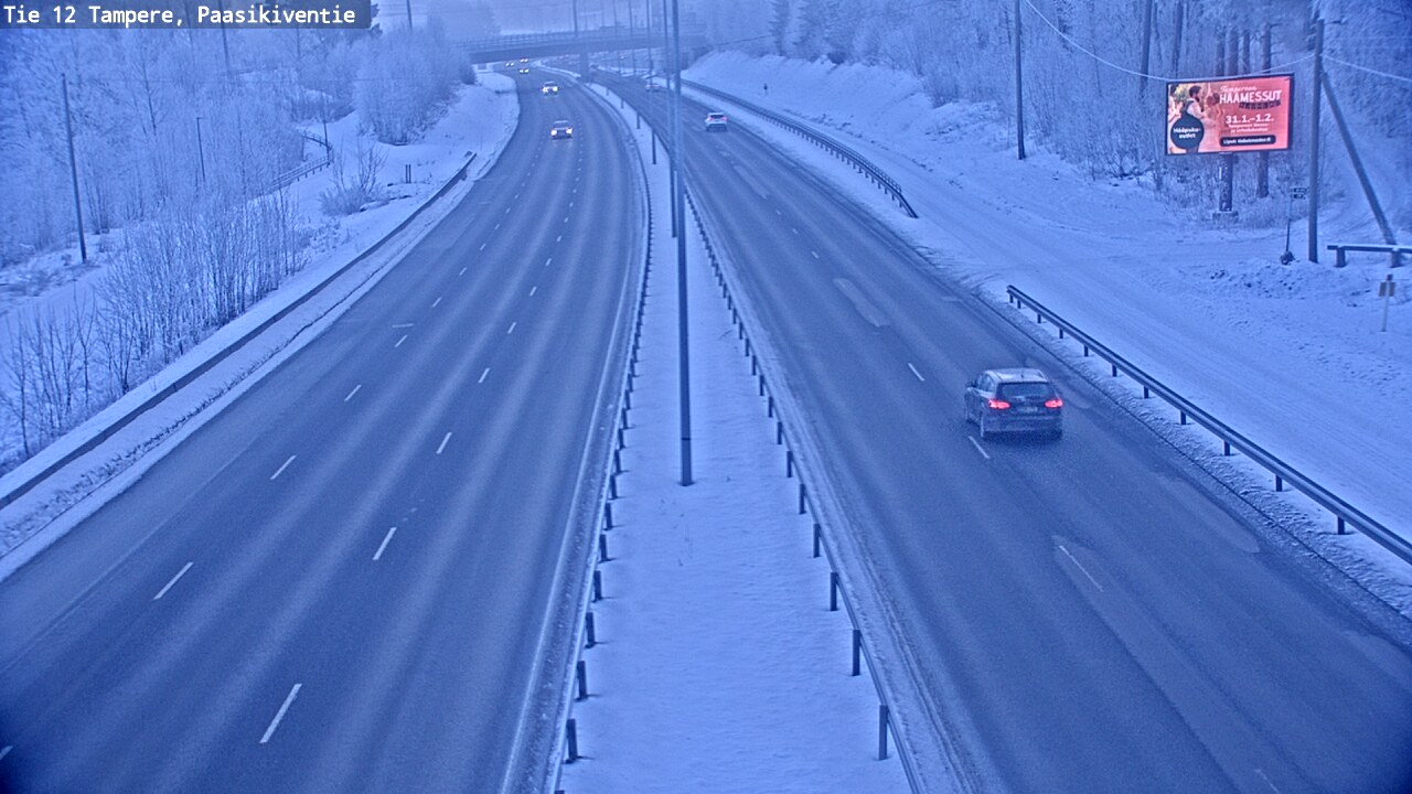 Weather Camera Image Road 12 Tampere, Paasikiventie, Tampere, Pirkanmaa