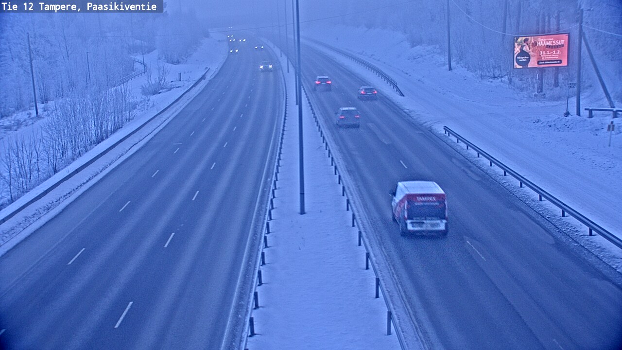 Weather Camera Image Road 12 Tampere, Paasikiventie, Tampere, Pirkanmaa