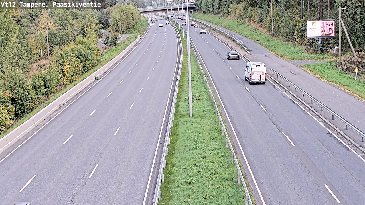 Kelikamerat Kuva Tie 12 Tampere, Paasikiventie, Tampere, Pirkanmaa