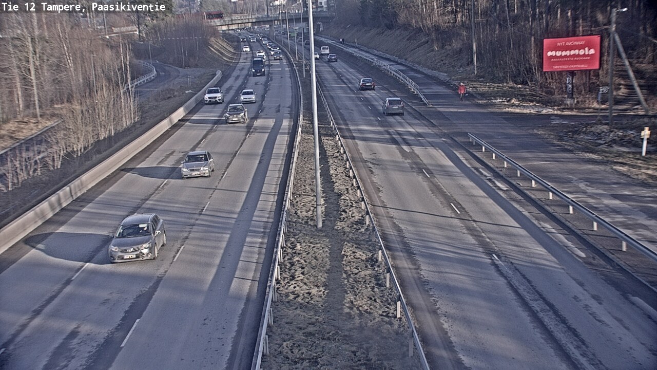 Weather Camera Image Road 12 Tampere, Paasikiventie, Tampere, Pirkanmaa