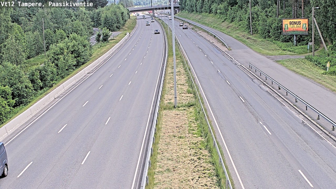 Kelikamerat Kuva Tie 12 Tampere, Paasikiventie, Tampere, Pirkanmaa