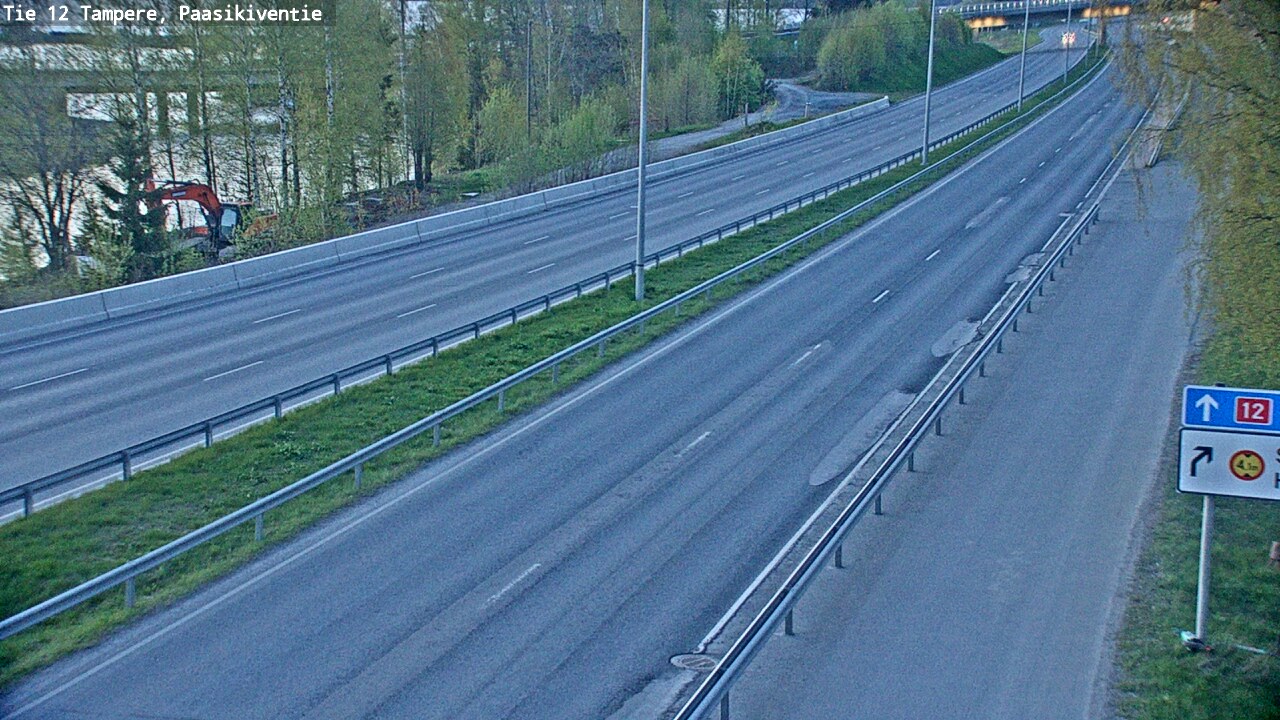 Weather Camera Image Road 12 Tampere, Paasikiventie, Tampere, Pirkanmaa