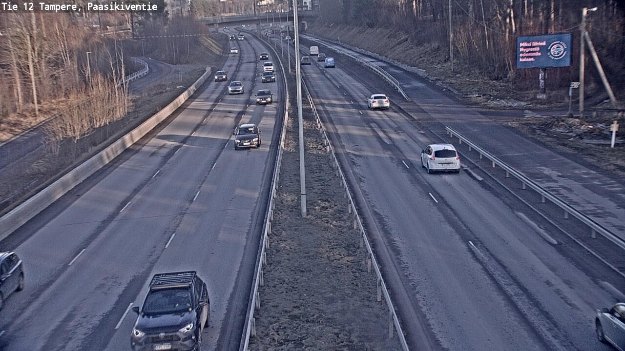 Weather Camera Image Road 12 Tampere, Paasikiventie, Tampere, Pirkanmaa