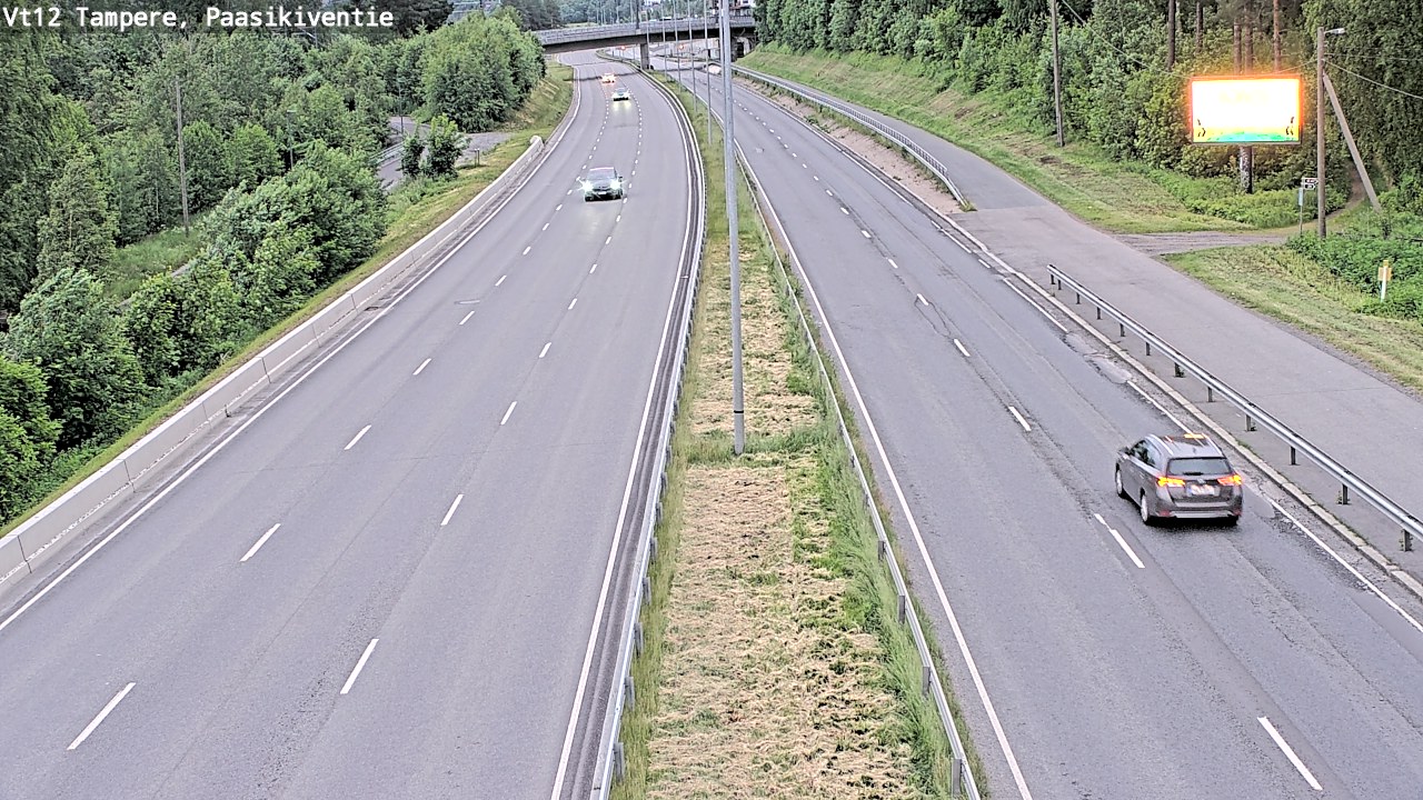 Kelikamerat Kuva Tie 12 Tampere, Paasikiventie, Tampere, Pirkanmaa
