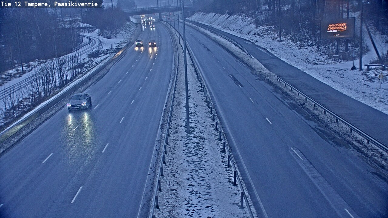 Weather Camera Image Road 12 Tampere, Paasikiventie, Tampere, Pirkanmaa