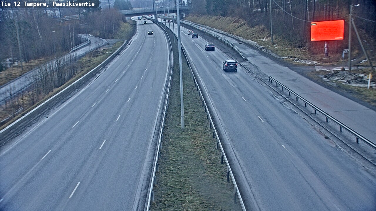 Weather Camera Image Road 12 Tampere, Paasikiventie, Tampere, Pirkanmaa