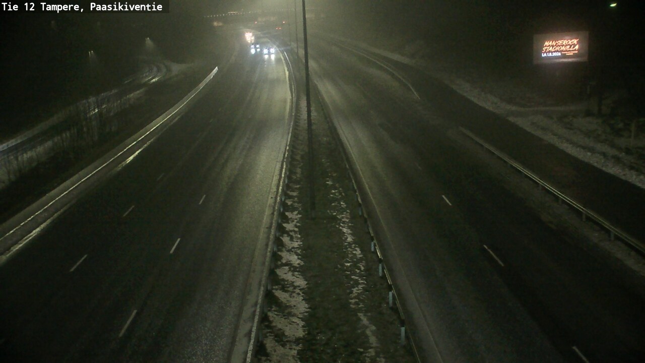 Weather Camera Image Road 12 Tampere, Paasikiventie, Tampere, Pirkanmaa