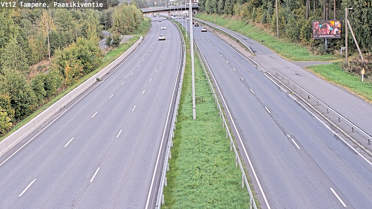 Kelikamerat Kuva Tie 12 Tampere, Paasikiventie, Tampere, Pirkanmaa