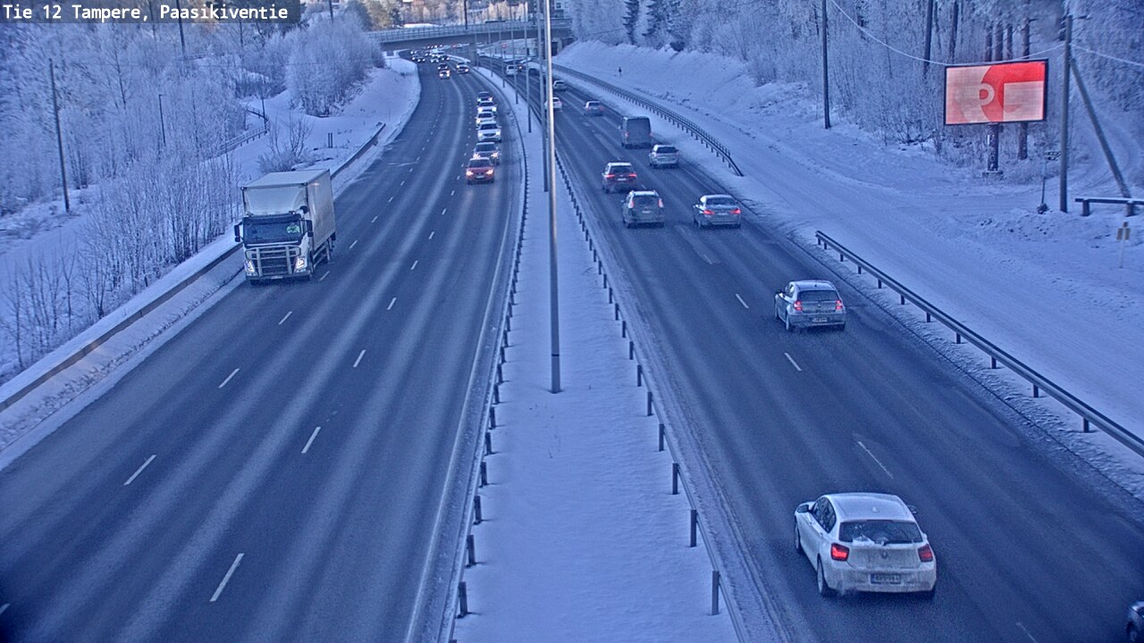Weather Camera Image Road 12 Tampere, Paasikiventie, Tampere, Pirkanmaa