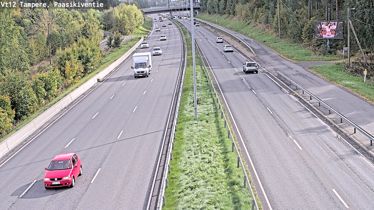Kelikamerat Kuva Tie 12 Tampere, Paasikiventie, Tampere, Pirkanmaa