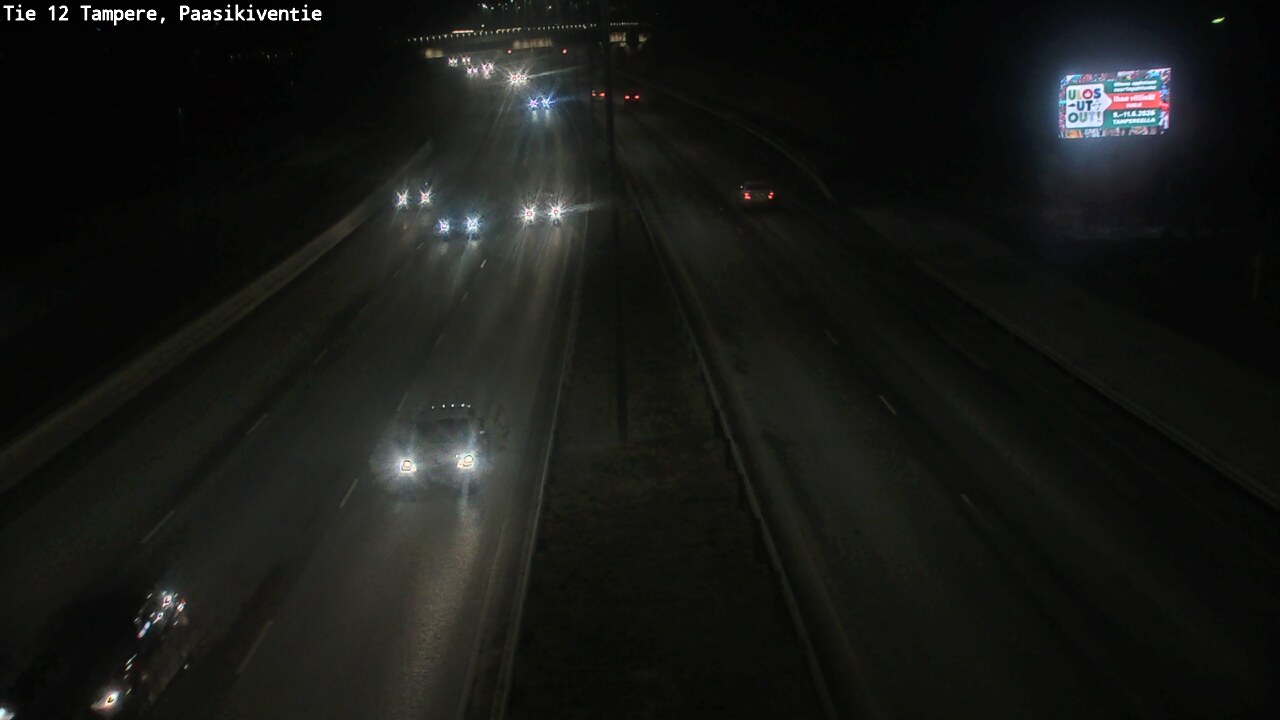 Weather Camera Image Road 12 Tampere, Paasikiventie, Tampere, Pirkanmaa