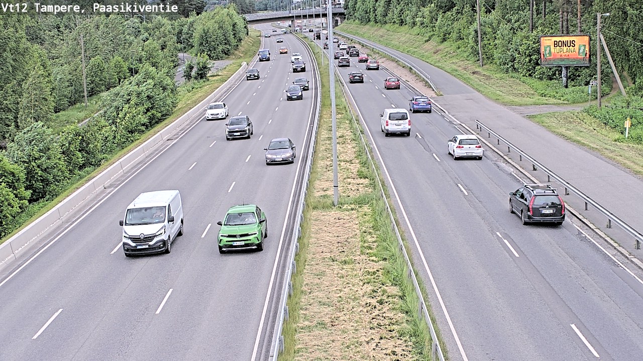 Kelikamerat Kuva Tie 12 Tampere, Paasikiventie, Tampere, Pirkanmaa