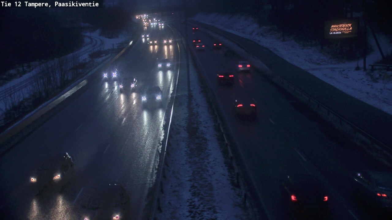Weather Camera Image Road 12 Tampere, Paasikiventie, Tampere, Pirkanmaa