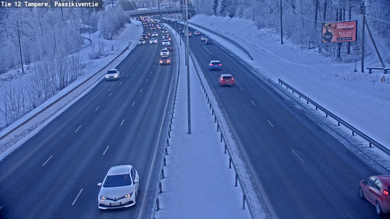 Kelikamerat Kuva Tie 12 Tampere, Paasikiventie, Tampere, Pirkanmaa