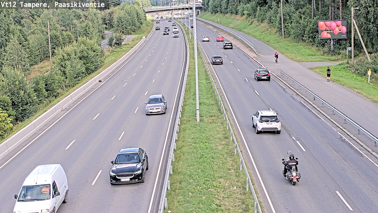 Kelikamerat Kuva Tie 12 Tampere, Paasikiventie, Tampere, Pirkanmaa