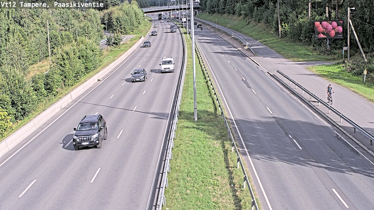 Kelikamerat Kuva Tie 12 Tampere, Paasikiventie, Tampere, Pirkanmaa