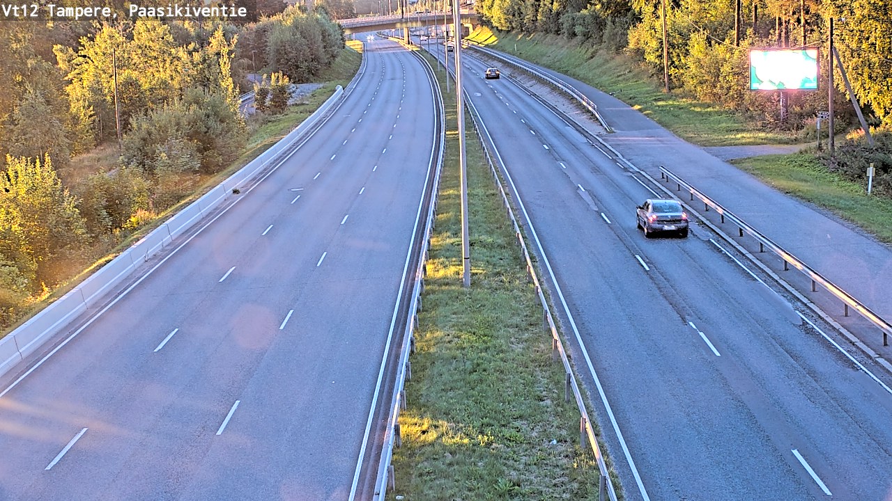 Weather Camera Image Road 12 Tampere, Paasikiventie, Tampere, Pirkanmaa