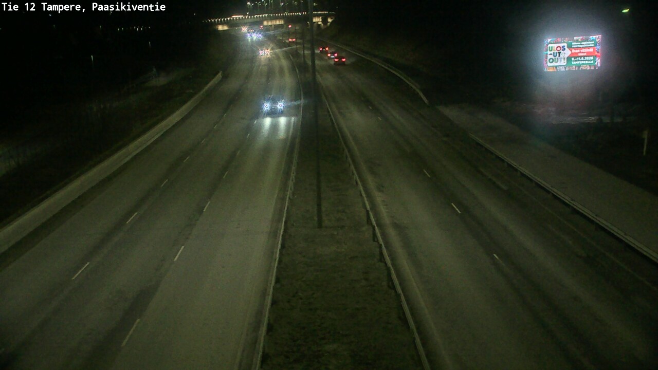 Weather Camera Image Road 12 Tampere, Paasikiventie, Tampere, Pirkanmaa