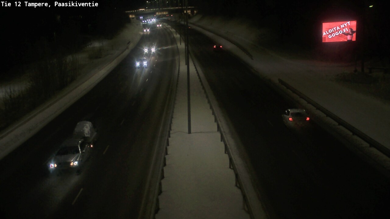 Kelikamerat Kuva Tie 12 Tampere, Paasikiventie, Tampere, Pirkanmaa