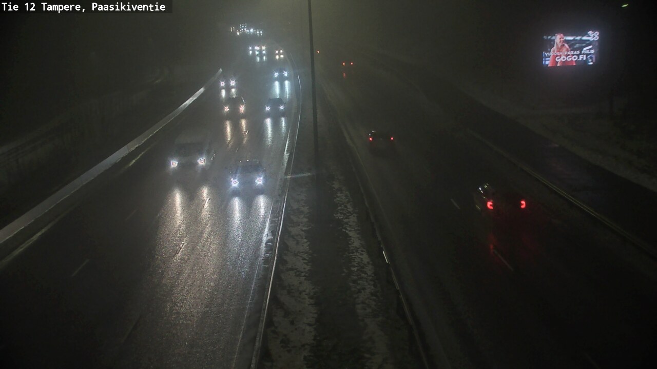 Weather Camera Image Road 12 Tampere, Paasikiventie, Tampere, Pirkanmaa