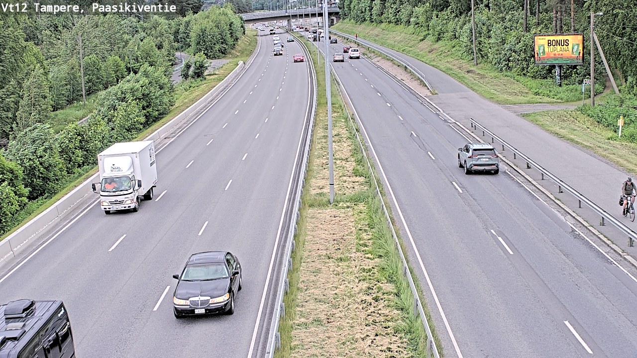 Kelikamerat Kuva Tie 12 Tampere, Paasikiventie, Tampere, Pirkanmaa