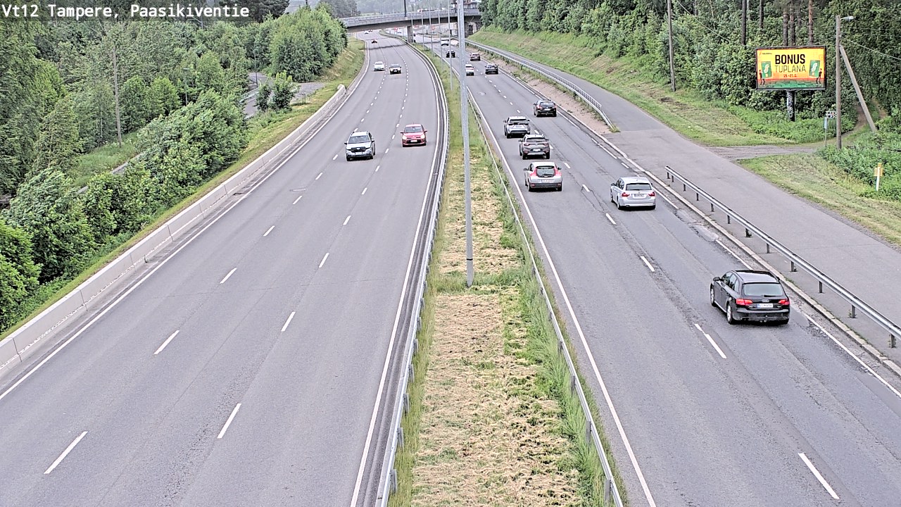 Kelikamerat Kuva Tie 12 Tampere, Paasikiventie, Tampere, Pirkanmaa