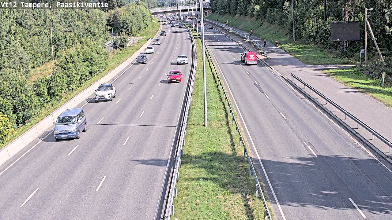 Kelikamerat Kuva Tie 12 Tampere, Paasikiventie, Tampere, Pirkanmaa
