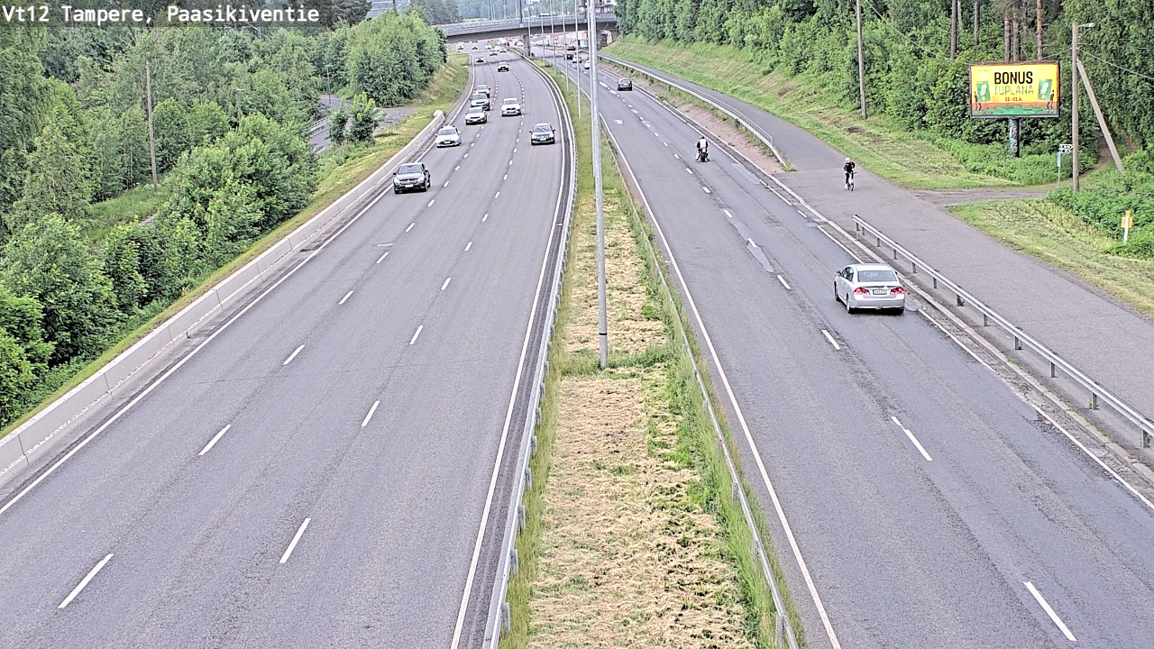 Kelikamerat Kuva Tie 12 Tampere, Paasikiventie, Tampere, Pirkanmaa