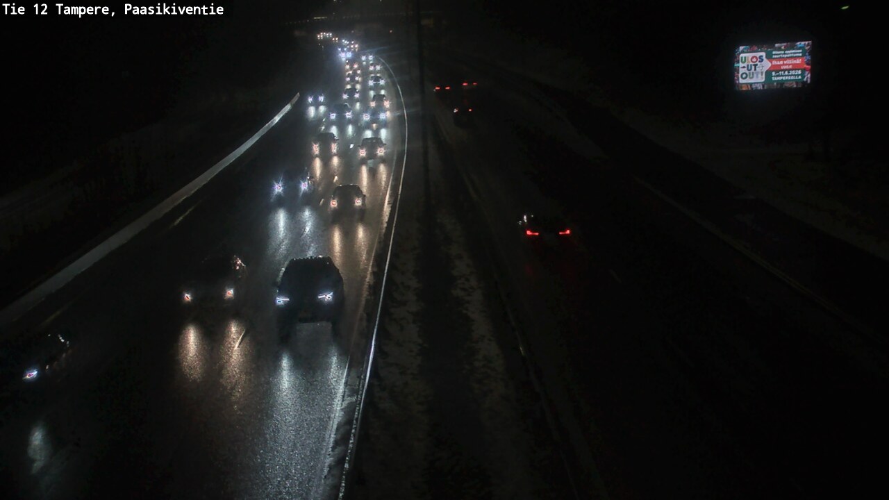 Weather Camera Image Road 12 Tampere, Paasikiventie, Tampere, Pirkanmaa