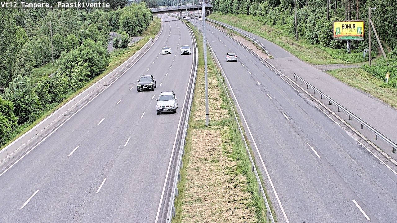 Kelikamerat Kuva Tie 12 Tampere, Paasikiventie, Tampere, Pirkanmaa