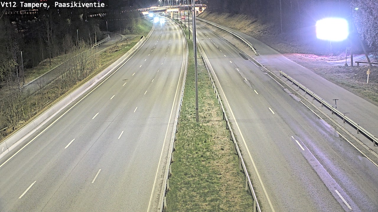 Weather Camera Image Väg 12 Tammerfors, Paasikiventie, Tampere, Pirkanmaa