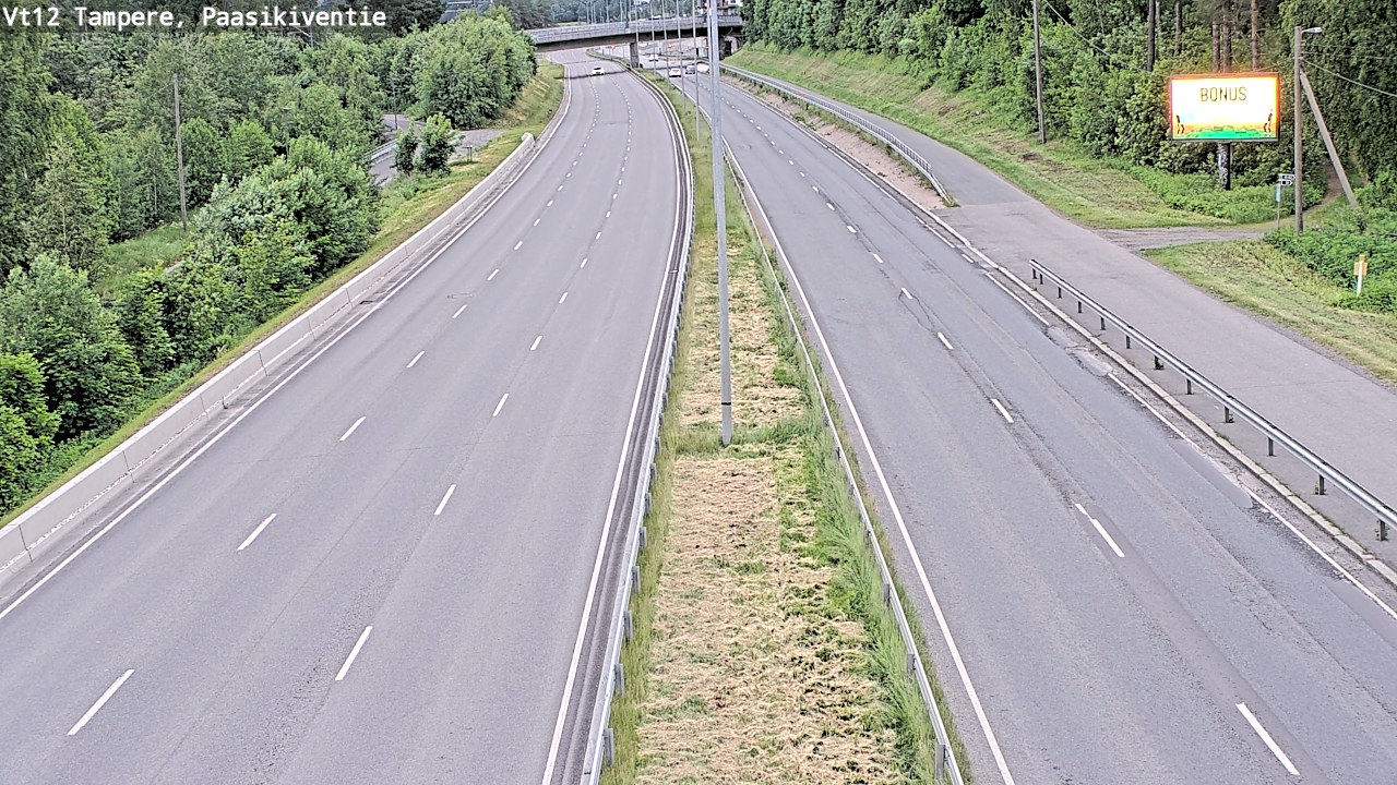 Kelikamerat Kuva Tie 12 Tampere, Paasikiventie, Tampere, Pirkanmaa