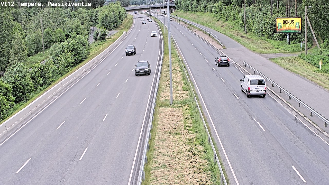 Kelikamerat Kuva Tie 12 Tampere, Paasikiventie, Tampere, Pirkanmaa