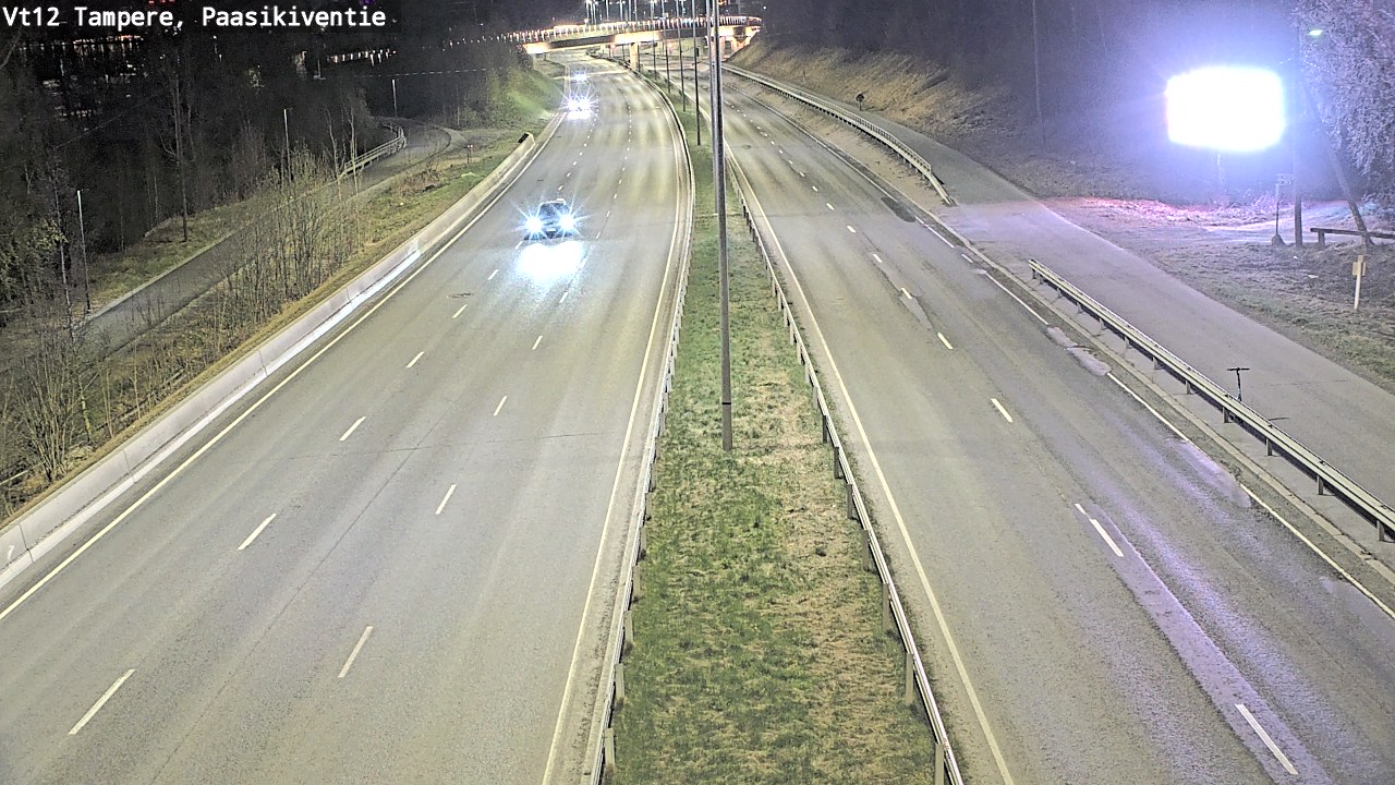 Weather Camera Image Väg 12 Tammerfors, Paasikiventie, Tampere, Pirkanmaa
