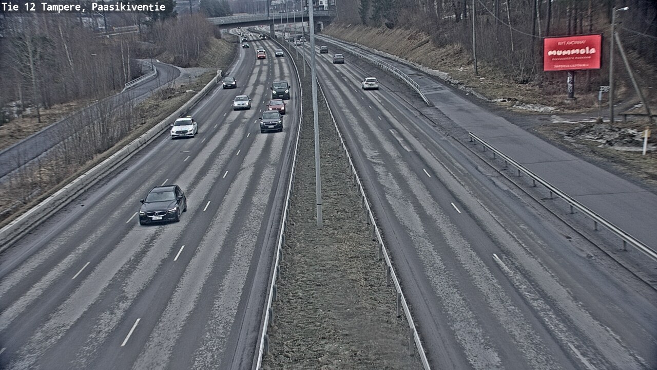 Weather Camera Image Road 12 Tampere, Paasikiventie, Tampere, Pirkanmaa
