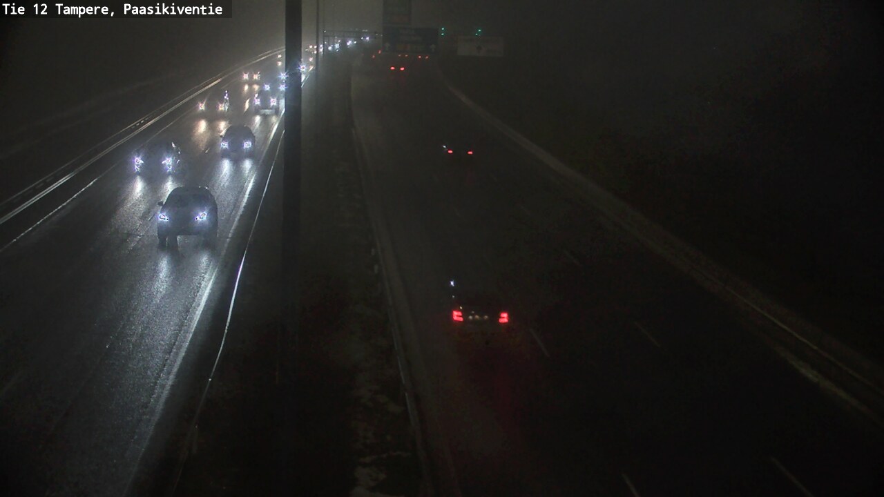 Weather Camera Image Väg 12 Tammerfors, Paasikiventie, Tampere, Pirkanmaa