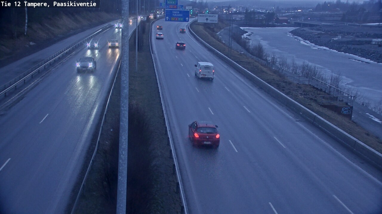 Kelikamerat Kuva Tie 12 Tampere, Paasikiventie, Tampere, Pirkanmaa