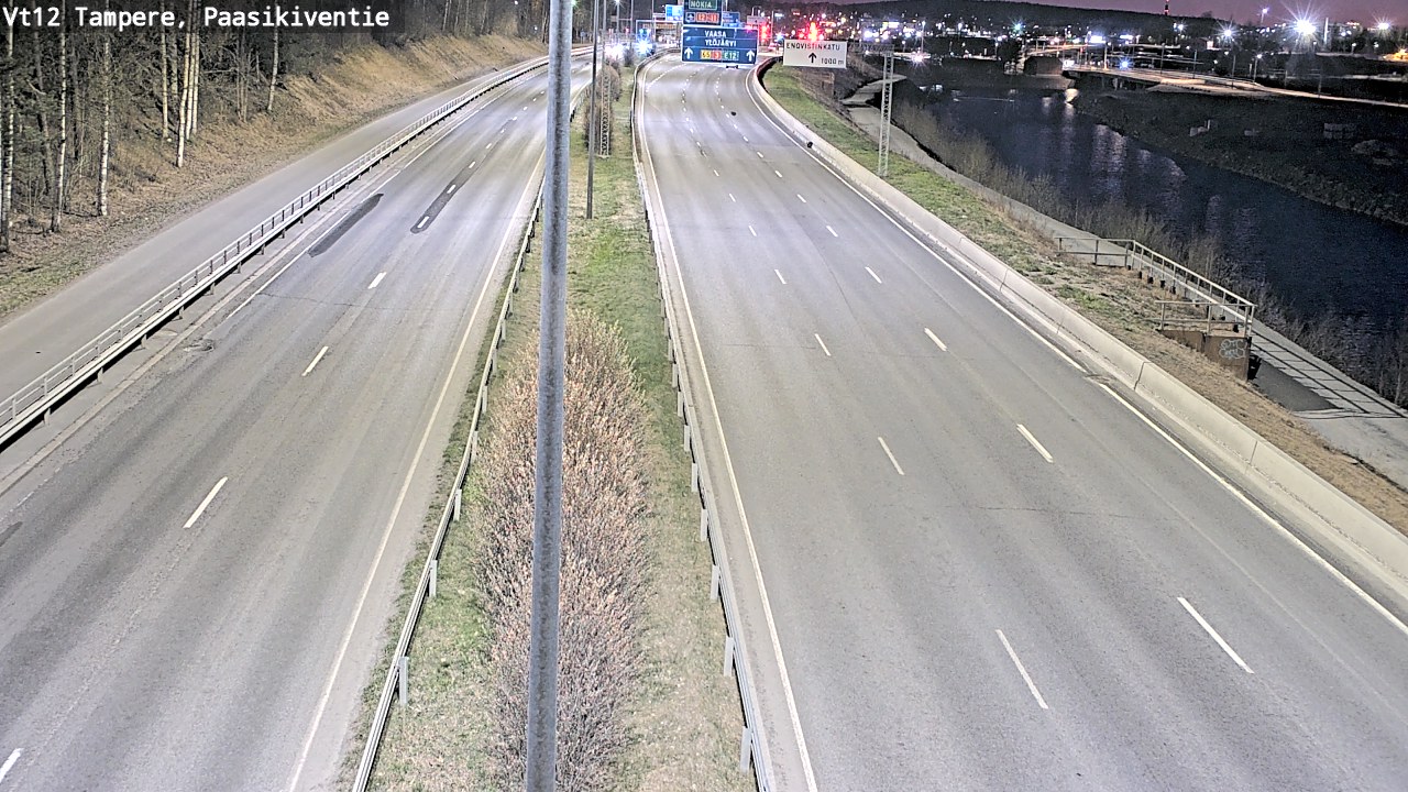 Weather Camera Image Road 12 Tampere, Paasikiventie, Tampere, Pirkanmaa