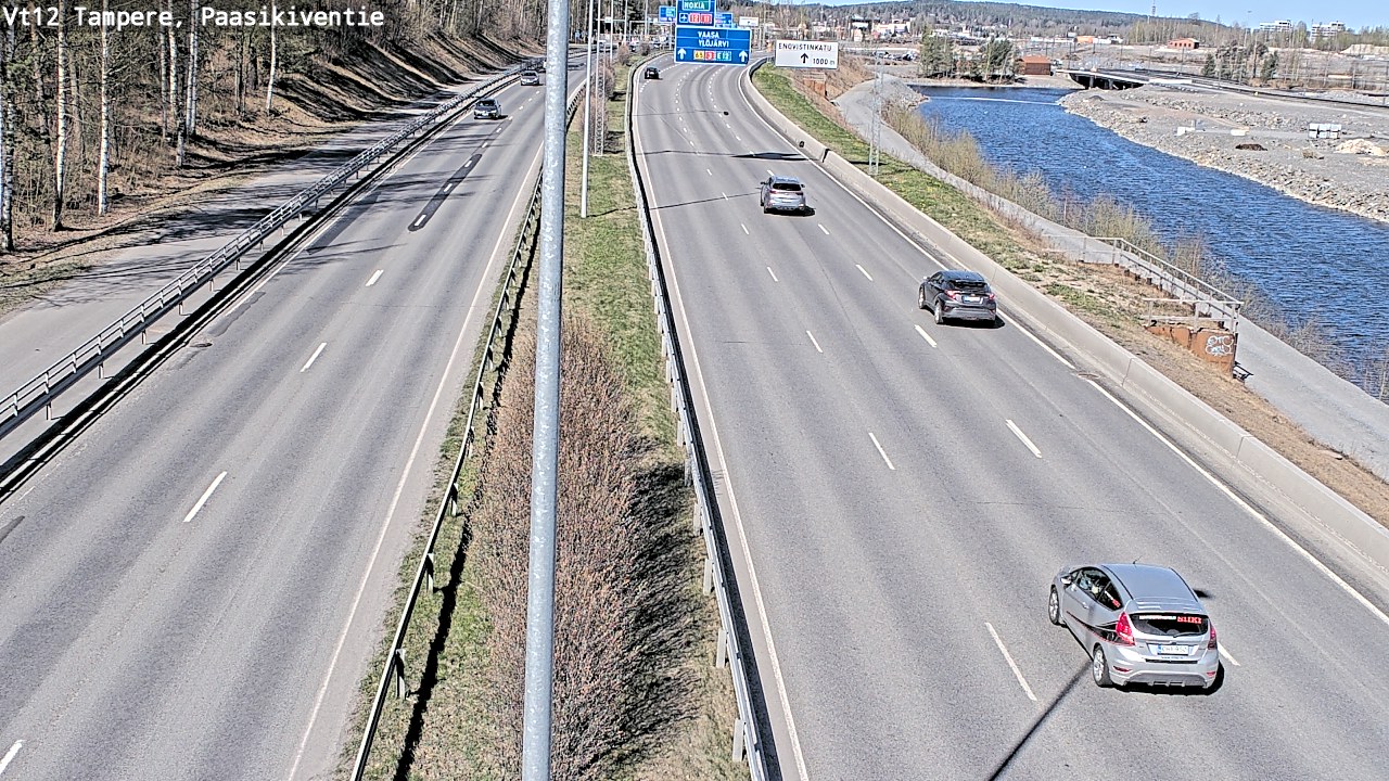 Weather Camera Image Road 12 Tampere, Paasikiventie, Tampere, Pirkanmaa
