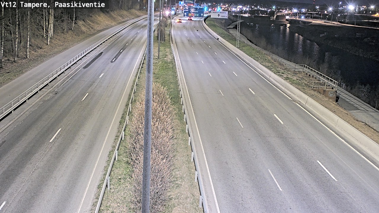 Weather Camera Image Road 12 Tampere, Paasikiventie, Tampere, Pirkanmaa