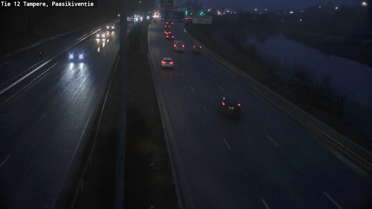 Weather Camera Image Väg 12 Tammerfors, Paasikiventie, Tampere, Pirkanmaa