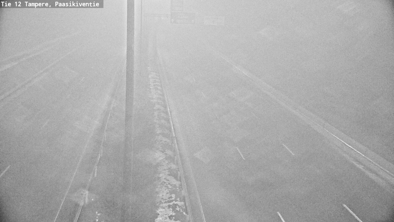 Weather Camera Image Väg 12 Tammerfors, Paasikiventie, Tampere, Pirkanmaa