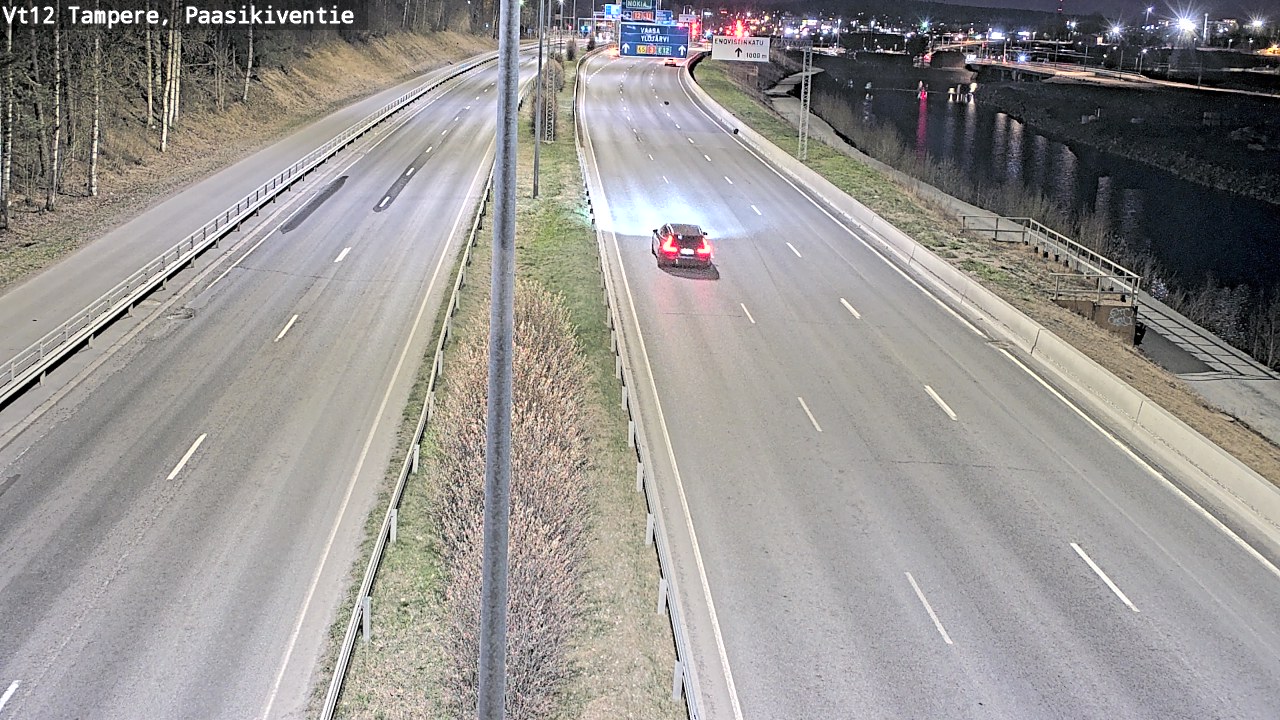 Weather Camera Image Road 12 Tampere, Paasikiventie, Tampere, Pirkanmaa